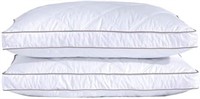 PUREDOWN GOOSE DOWN FEATHER PILLOWS FOR QUEEN