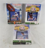 3 Sealed Cybr Cards Sports Football Baseball