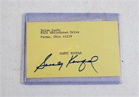 Sandy Koufax Autograph Card La Dodgers Baseball