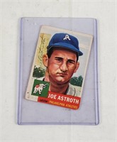 1953 Topps Joe Astroth Signed Baseball Card 103