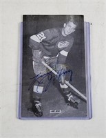 Larry Jeffrey Autographed Photo Detroit Red Wings