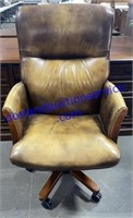 Brown Leather Office Chair