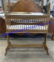 Unique Wooden Cradle (45 x 37 x 20)