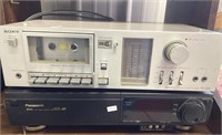 Sony Cassette Player And Panasonic Vhs