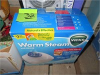 Warm Steam Vaporizer; Window Fan