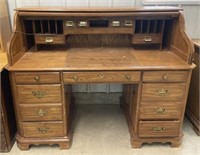 Roll Top Desk 56x44x27 And Contents