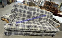 Plaid Sofa (91”)
