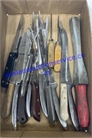 Flat of Knives, Forks & Knife Sharpener