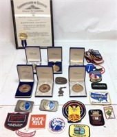 NRA MEDALS, BUCKLES & PATCHES