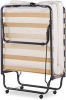 Linon Luxor Folding Rollaway Cot-Sized Bed, Twin