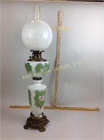 Electrified GWTW Banquet Oil Lamp
