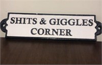 Shits & Giggle Corner Plaque