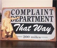Complaint Sign
