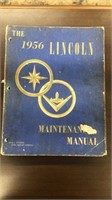 1956 Lincoln Maintance Manual