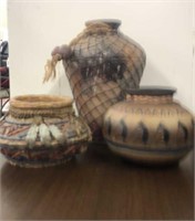 3 Indian Vases