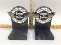 2 Steak and Shake Bookends
