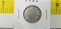 1933 Canada 25 Cent