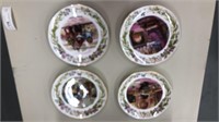 Lot Of 4 Wind Willows Collectable Plates
