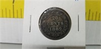 1882 H Newfoundland 20 Cent