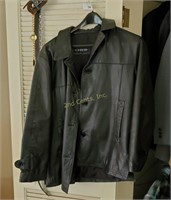 Old Hide House Black Leather Jacket Xl