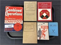 WW2 U.S. military field manuals & books.