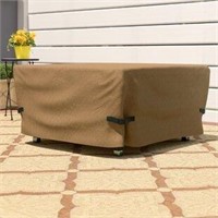 Wayfair Basics Water Resistant Fire Pit Cover Brn