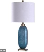Guildford 27" Pale Cream Blue Table Lamp