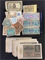WW2 German/foreign currency.