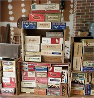 Lot Of Vintage Cigar Boxes Dutch Dun & More