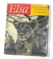 Vintage ELSA Story of a lioness Book Joy Adamson