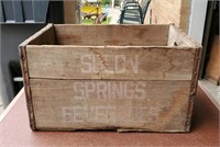 Kirchner Solon Spring Beverages Wood Crate Ohio