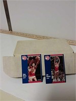 91-92 Fleer Basketball cards