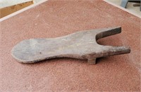 Vintage Carved Wood Boot Puller