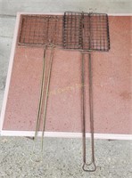 Pair Of Campfire Cookers Grates