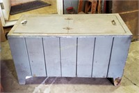Large Copper Lined Ice Chest Box