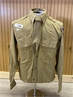 WW2 U.S. military uniform dress shirt.