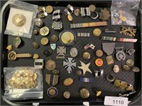 Military Pins and Buttons.