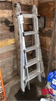 Aluminum 6' extension/stepladder