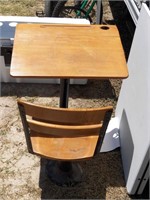 American Seating Company School Table and Chair