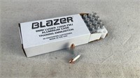 (50) Blazer 115gr 9mm Luger FMJ Ammo Aluminum