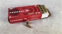 (50) Federal 115gr 9mm Luger FMJ Ammo