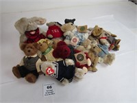 ASST OF TEDDY BEARS - MANY NEW WITH TAGS