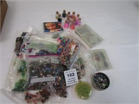 VARIETY OF BEADS- THREAD- AND SO MUCH MORE