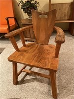 Vintage Wood Chair 22” x 19” Seat