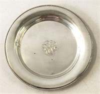 Sterling Engraved Dish