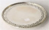 Sterling Reticulated Footed Tray