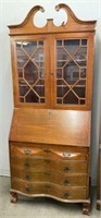 Ball & Claw Foot 4 Drawer Secretary with Hutch Top