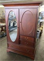 Lexington 5-Drawer Armoire with Beveled Mirror