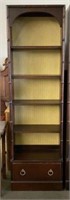 Bamboo Inspired Shelving Unit with 4 Shelves &