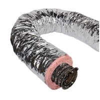 Master Flow 8 in. x 25 ft. Insulated Flexible